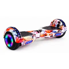 GENERICO - Hoverboard Eléctrico 6.5" con Luces LED y Bluetooth.