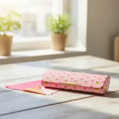 DIE SPIEGELBURG - Estuche Para Gafas Con Paño De Limpieza -diseño De Corazónes