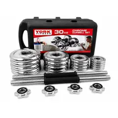 CHINA - Set de Mancuernas YORK Fitness 30 kg