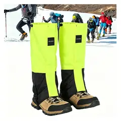 GENERICO - Polaina Trekking Impermeables Nieve Outdoor Amarillo