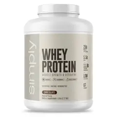 SIMPLY - PROTEINA 100% WHEY 5 LB CHOCOLATE