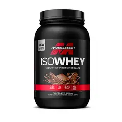 MUSCLETECH - PROTEINA NITRO TECH 100% ISO WHEY 2 LB CHOCOLATE