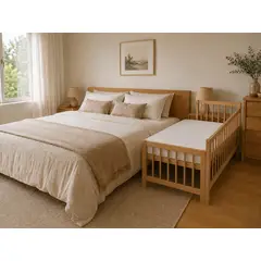 GENERICO - Set de 2 sábanas bajeras jersey para Colecho 82 x 51 x 3 cm BLANCO