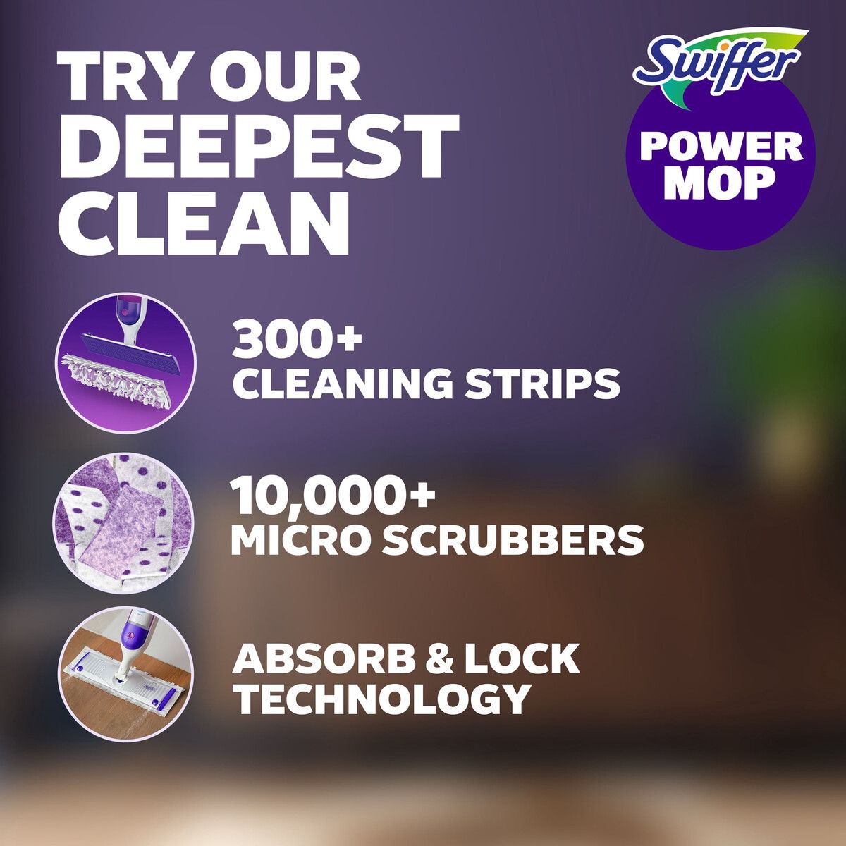 SWIFFER - Recambios Swiffer PowerMop MultiSuperficie 8 Unidades
