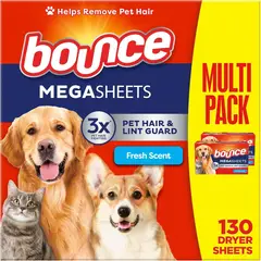 BOUNCE - Toallitas Mega 130 Unidades Antipelos Mascotas