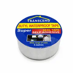 GENERICO - Cinta Butílica Impermeable Autoadhesiva 5 cm x 5 m