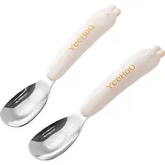 YEEHOO - Cuchara de acero inoxidable 316 para alimentación de bebé