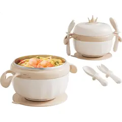 YEEHOO - Set bowl térmico para comida de bebé