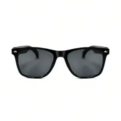 RENVMEXY - Lentes Inteligentes F16 Montura Negra Lentes Oscuras Sol Traducción Audio Bluetooth
