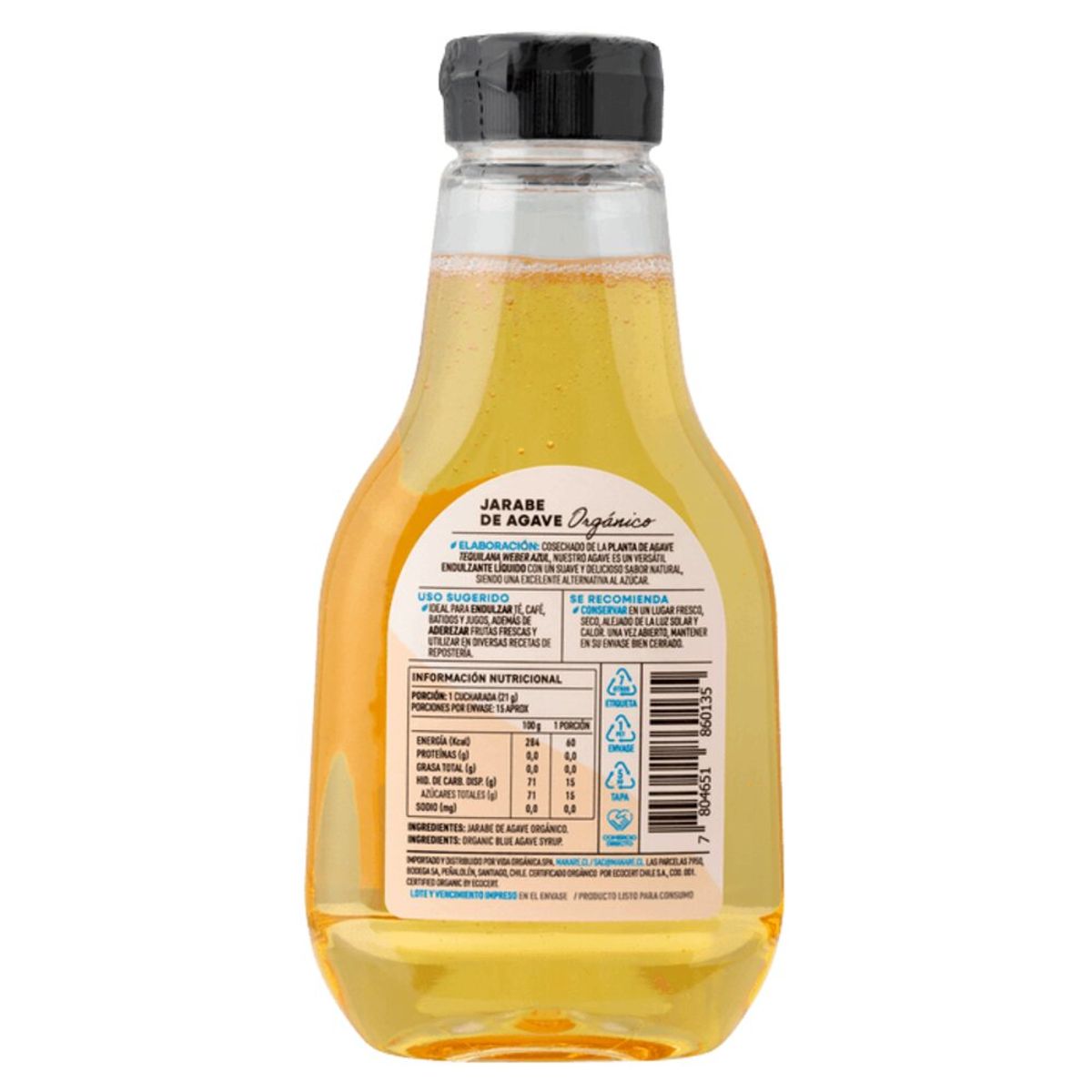 MANARE - Jarabe de agave orgánico 330g, manare