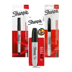SHARPIE - Marcador Negro Punta Fine