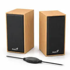 GENIUS - Parlantes Madera 6W USB AUX para Computador - SC