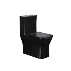 BRIGGS - One piece square negro mate 30 cm