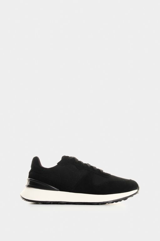 Vélez Tenis En Cuero Para Mujer Sierra Negro