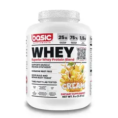 BASIC SUPPLEMENTS - BASIC PROTEINA WHEY 5 LB MANGO CREAM