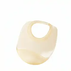YEEHOO - Babero de silicona suave para alimentación color naranja