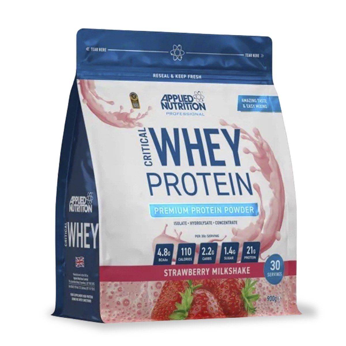 APPLIED NUTRITION - AN PROTEINA CRITICAL WHEY 900 G STRAWBERRY