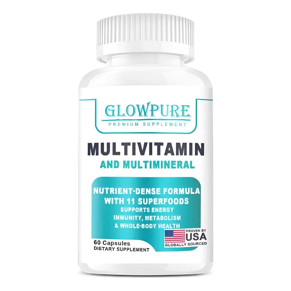 CENTRUM - Glowpure Multivitaminico Y Multimineral Centrum Mujer 60 Cap