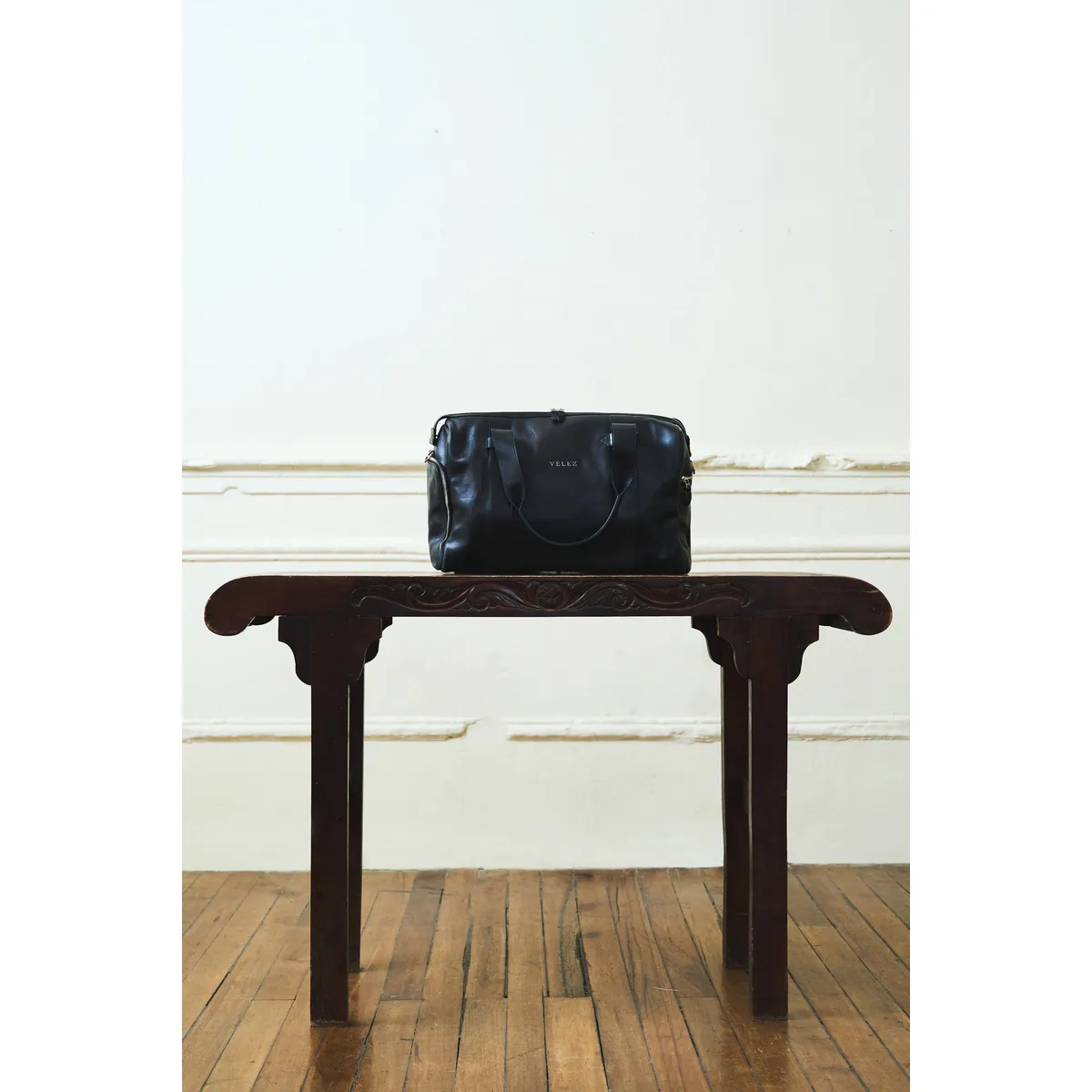 VELEZ - Vélez Cartera Esencial 2 Cuero Hombre  Envejecido Negro