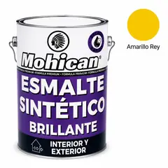 MOHICAN - Esmalte Sintetico Brillante Amarillo Rey 1gl Interior/Exterior