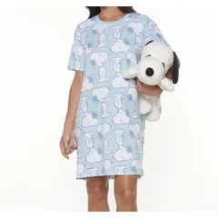 LADY GENNY - Camisola Cotton Snoopy Genny K-563 Manga Corta