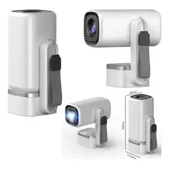IRM - Mini Proyector Smart Android WiFi Bluetooth Giro 180 Grados Cine en Casa 1080p con Control Remoto