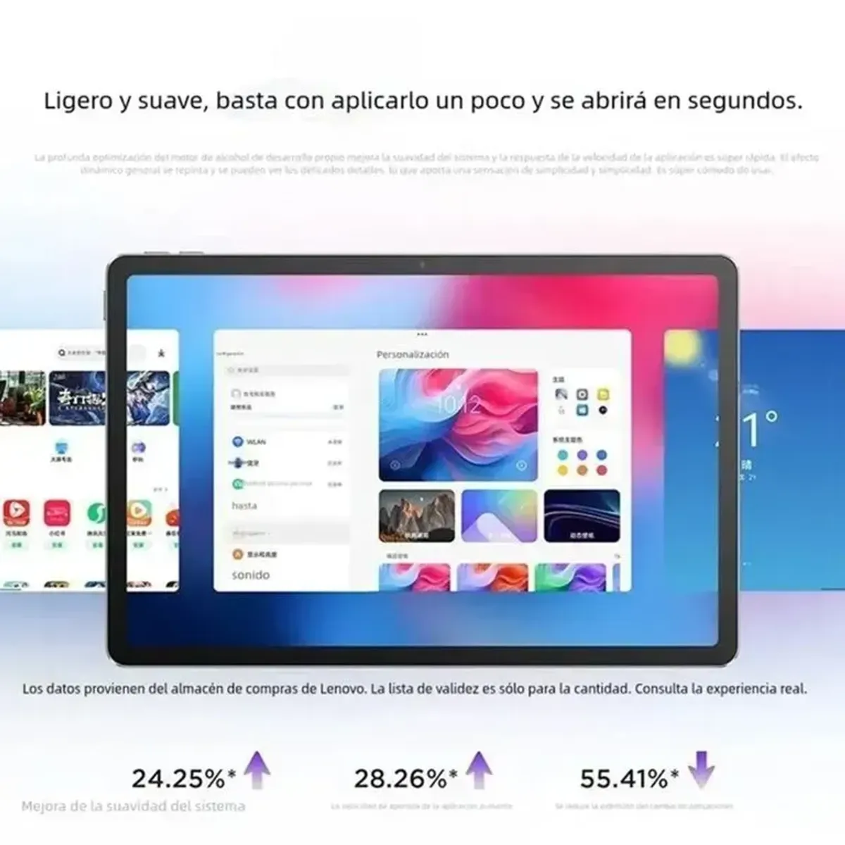 LENOVO - Tablet Lenovo Pad 11 2025 8GB+128GB 11 WiFi+Teclado Púrpura+Lápiz táctil