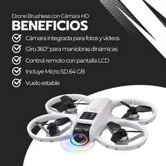 IRM - Dron Brushless Camara Full HD 150m Alcance Estuche