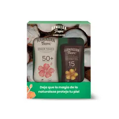 HAWAIIAN TROPIC - Set Protector Solar FPS 50 240Ml + Aceite Bronceador FPS 15 240Ml
