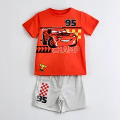 DISNEY - Pijama Manga Corta Niño Cars Champ Rojo