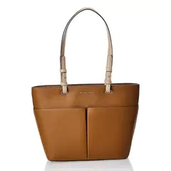 MICHAEL KORS - Cartera Bedford de cuero granulado color acorn