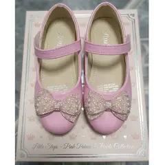 COMPRAPO - Zapato Calzado Princesa Niña Charol Rosado Cristales Brillantes