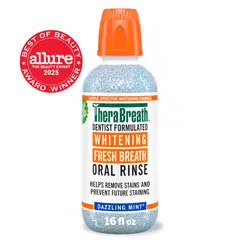 THERABREATH - Enjuague Bucal Sin Alcohol Blanqueador 473 g