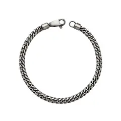MERY SATT - PULSERA PLATA HOMBRE OXIDADA