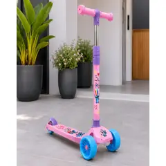 MYLHOGAR - Scooter Infantil 3 Ruedas Ajustable Rosado Lila