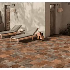 GENERICO - Porcelanato esmaltado Terra Rosso Exterior 30x30
