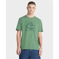 TIMBERLAND - Polera Square Logo Graphic SS Tee Hombre