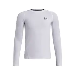 UNDER ARMOUR - Primera Capa Superior Niño Heatgear Armour Blanco