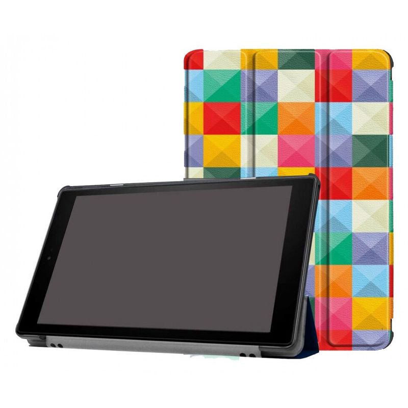 GENERICO - Funda Tablet Fire 7 Cuadro Colores