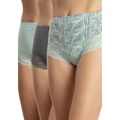 KAYSER - Pack 3 Pantaletas Tiro Alto Algodón Mujer P3145053-VER1