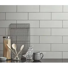 ELIANE - Cerámica de Muro Linear Light Grey Mate 10x30