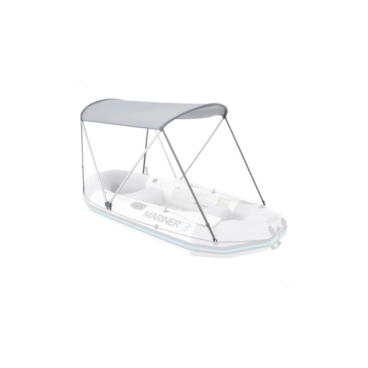 INTEX - Toldo para bote inflable 124x160x124 cm Intex