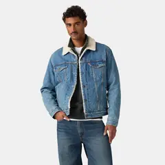LEVIS - Chaqueta Hombre Type 3 Sherpa Trucker Azul