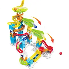 VTECH - Set de construcción Ball Run Adventure con pista y bloques para niños desde 4 años