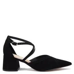 GACEL - Zapato de cuero mujer negro Danna