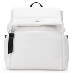 GACEL - Mochila mujer blanco grande