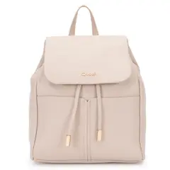 GACEL - Mochila mujer off white pequeña CAR3667