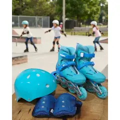 GENERICO - Patines en Línea con LED y Kit de Seguridad talla M.