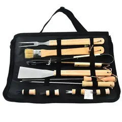 CHINA - Kit de Utensilios para Parrilla y Barbacoa de 20 Piezas con Estuche.