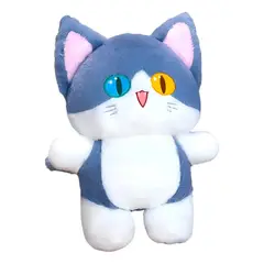 GENERICO - Peluche Gato tiburón Sonriente Kawaii